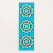 Pastel Floral Mandala Yoga Mat ヨガマット (裏面)