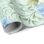 Pastel Floral Patchwork Picnic Pattern (9) ラッピングペーパー (ロールコーナー)