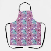 Pastel Floral Pattern エプロン (正面)