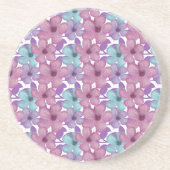 Pastel Floral Pattern コースター (正面)