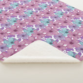 Pastel Floral Pattern |  シェルパブランケット (3/4)