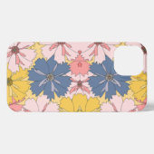 Pastel Floral Pattern– Cute Aesthetic Flower  iPhoneケース (裏面横)