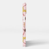 Pastel Floral Pattern– Cute Aesthetic Flower  iPhoneケース (右側面)