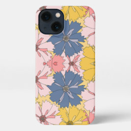Pastel Floral Pattern– Cute Aesthetic Flower  iPhone 13ケース