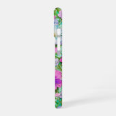 Pastel Floral Pattern Phone Case iPhone 16ケース (左側面)