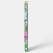 Pastel Floral Pattern Phone Case Samsung Galaxyケース (左側面)