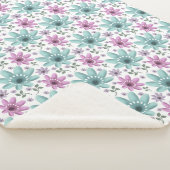 Pastel Floral Seamless Pattern  シェルパブランケット (3/4)