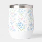 Pastel Floral Thermal Wine Tumbler (背面)