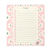 Pastel Floral To Do List Planner Design