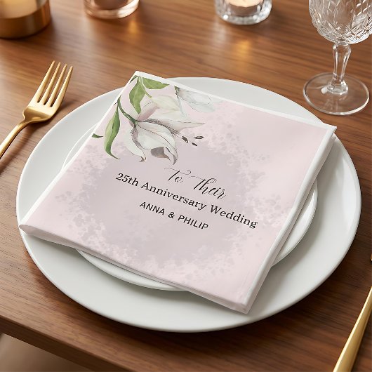  Pastel floral watercolor succulent boho スタンダードカクテルナプキン