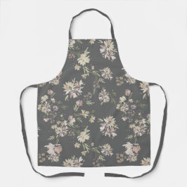 Pastel Florals All-Over Print Apron エプロン