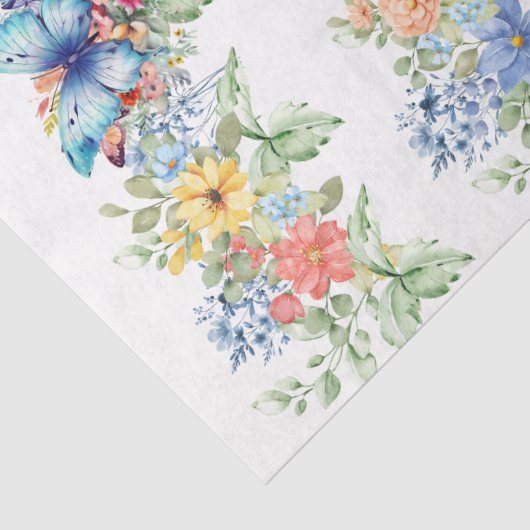 Pastel Florals & Butterflies Decoupage Paper 薄葉紙 (詳細)