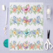 Pastel Florals & Butterflies Decoupage Paper 薄葉紙 (クラフト)