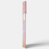 Pastel Florals With Chic Script Monogram Case-Mate iPhoneケース (裏面 / 右)