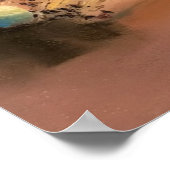 Pastel Flower Art Print | Soft Floral Wall Decor ポスター (角)