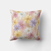 Pastel Flowers クッション (裏面)