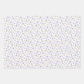 Pastel flowers ラッピングペーパーシート (正面2)