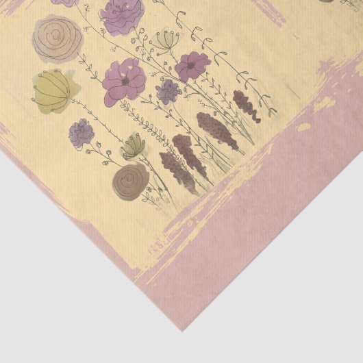 Pastel Flowers 薄葉紙 (詳細)