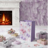 Pastel Fluffy Bows & Flowers Gift Bag ミディアムペーパーバッグ