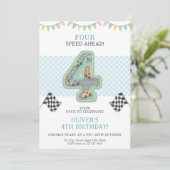 Pastel Four Speed Birthday Race 招待状 (スタンド正面)