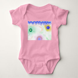 Pastel Galaxies Impressionist Art Baby Bodysuit ベビーボディスーツ