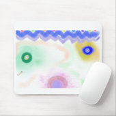 Pastel Galaxies Impressionist Art Mousepad マウスパッド (マウス)