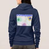 Pastel Galaxies Impressionist Zip-Up Hoodie パーカ (裏面)