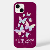 Pastel Galaxy Butterflies Dreamy Aesthetic Case-Mate iPhoneケース (裏面)