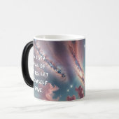 Pastel Galaxy Stars Magic Mug – Shine Bright モーフィングマグカップ (正面左)