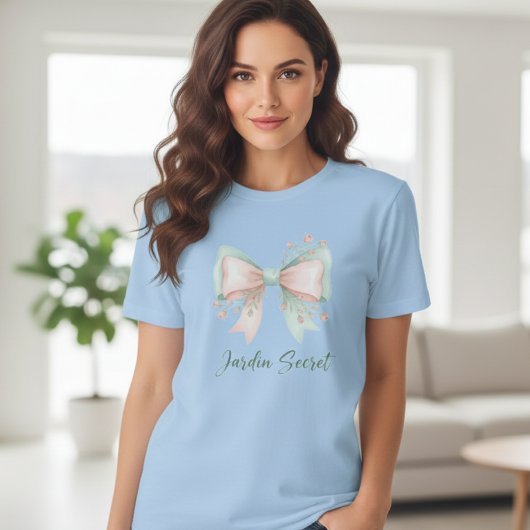 Pastel Garden Bow T-Shirt Tシャツ