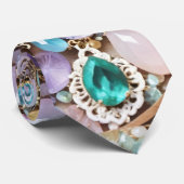 Pastel Gems And Jewels In Pinks & Purples ネクタイ (ロール)