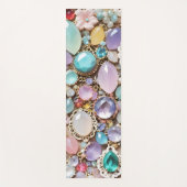 Pastel Gems And Jewels In Pinks & Purples ヨガマット (正面)