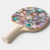 Pastel Gems And Jewels In Pinks & Purples 卓球ラケット (正面アングル)