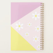 Pastel Geometric Planner with Daisy Flowers プランナー手帳 (裏面)