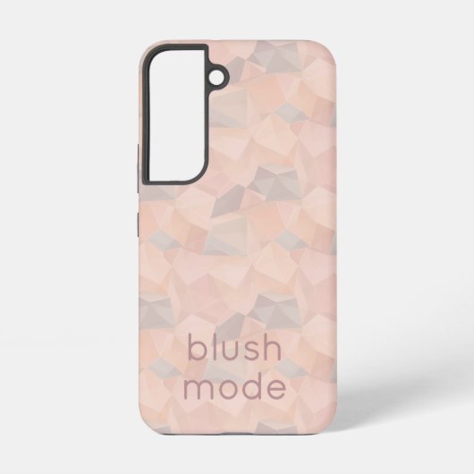 Pastel Geometric Pop | Blush Custom Samsung Galaxyケース (裏面)