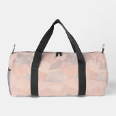 Pastel Geometric Pop | Blush Custom Small ダッフルバッグ (裏面)