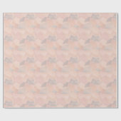 Pastel Geometric Pop | Blush Wrapping Paper Roll ラッピングペーパー (フラット)