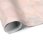 Pastel Geometric Pop | Blush Wrapping Paper Roll ラッピングペーパー (ロールコーナー)