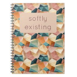 Pastel Geometric Pop | Jewel Custom Notebook ノートブック