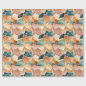Pastel Geometric Pop | Jewel Wrapping Paper Roll ラッピングペーパー (フラット)