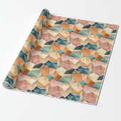 Pastel Geometric Pop | Jewel Wrapping Paper Roll ラッピングペーパー (アンロールド)