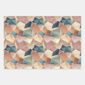 Pastel Geometric Pop | Wrapping Paper Sheets Set ラッピングペーパーシート (正面2)
