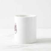 Pastel Ghost and Pumpkin Mama Coffee Cup コーヒーマグカップ (中央)