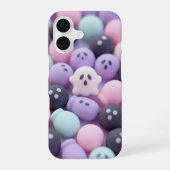 Pastel Ghost Marshmallows Halloween Case iPhone 16ケース (裏面)