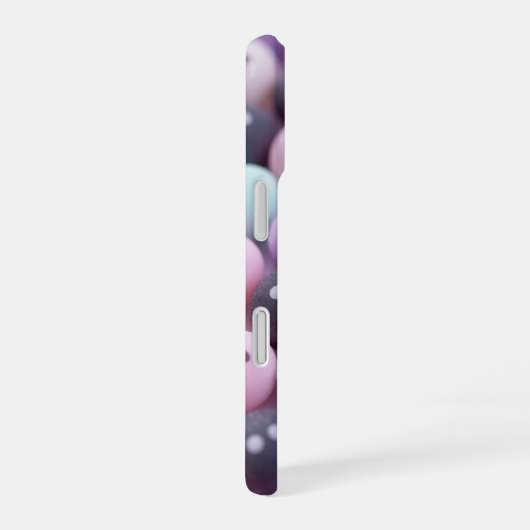 Pastel Ghost Marshmallows Halloween Case iPhone 16ケース (右側面)