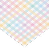 Pastel Gingham ショートテーブルランナー (コーナー)