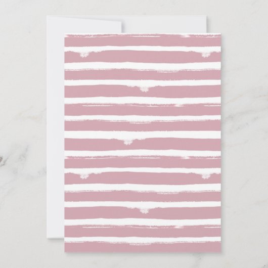 Pastel Girl Dinosaur 3rd Birthday Invitation 招待状 (裏面)