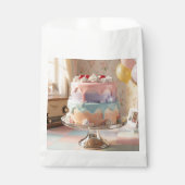 Pastel Glass Birthday Cake with Cherries   フェイバーバッグ (正面)