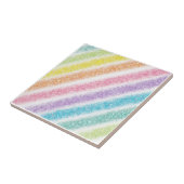Pastel Glitter Rainbow タイル (側面)