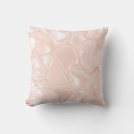Pastel Gloss Liquid Slime Throw Pillow クッション